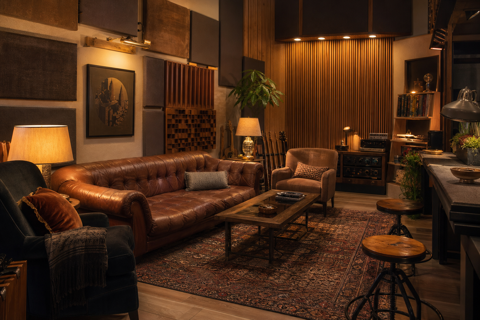 Lounge accogliente dello studio